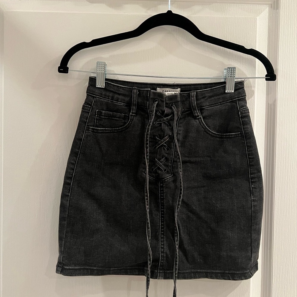 Garage Denim Skirt